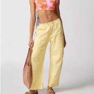 Urban Outfitters BDG Yellow Baggy Cargo Pants